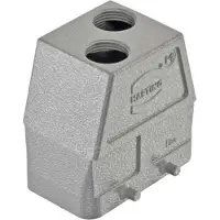 Harting Han 10B Hoge Constructie Kap Boveninvoer 2xM20 - 19300100465
