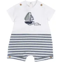Chicco Rompertje/body navy / wit