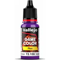 Vallejo Hobbyverf Acrylverf - 72159 Game Color - Fluorescent Violet - Acryl - Verf flesje - 18 ml