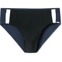 Schiesser Zwembroek ' Ocean Swim ' donkerblauw / zwart