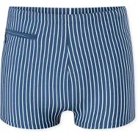 Schiesser Zwemshorts ' Ocean Swim ' blauw / wit