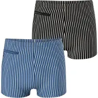 Schiesser Zwemshorts ' Ocean Swim ' blauw / zwart / wit