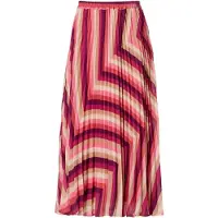 Mart Visser Lara Plisse Rok Licht Berry / Multi