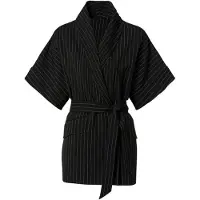 Mart Visser Roseline Kimono Blazer Zwart / Wit