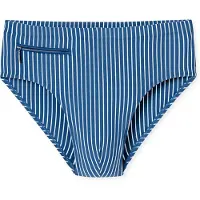 Schiesser Zwembroek ' Ocean Swim ' blauw / wit