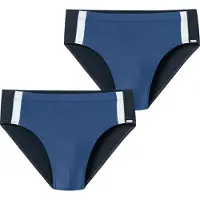 Schiesser Zwembroek ' Ocean Swim ' blauw / nachtblauw