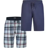 Phil&Co. Pyjamabroek 'Classic' lichtblauw / donkerblauw / rood