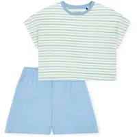 Schiesser Nachtkledij ' Teens Nightwear ' lichtblauw / mintgroen / wit