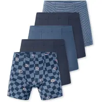 Schiesser Onderbroek ' 95/5 ' blauw / donkerblauw