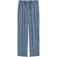 Marc o'polo Pyjamabroek ' Mix N Match ' navy / wit