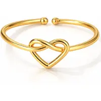 LGT JWLS Dames Ring One Size Goudkleurig Hart