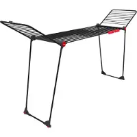 Vileda Infinity Flex Ultimate Droogrek (Black Edition) - Tafel Droogrek - 30 m drooglengte - Telescopisch uittrekbaar centraal plateau - Hoge vleugels
