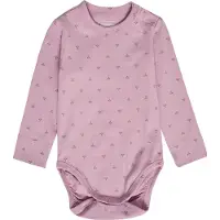 Hummel Rompertje/body 'Bee' lichtblauw / mauve