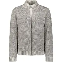 No-excess Gebreid vest stone grey