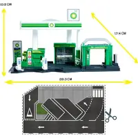 Majorette - Speelgoed tankstation - autowasstraat - winkel