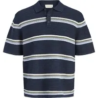 Jack & Jones Shirt 'JORMaine' nachtblauw / duifblauw / pastelblauw / wit
