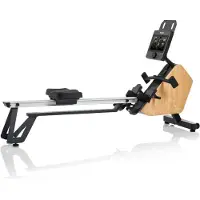 Hammer Roeitrainer RowTech Smart NorsK | 10,1" touchscreen | houtdesign | rechtop op te bergen, innovatief handvat, minder kunststof |