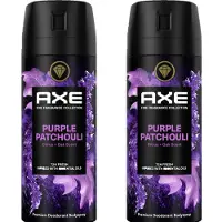 Axe Fine Fragrance Deo Spray - Purple Patchouli - 2 x 150 ml Voordeelverpakking