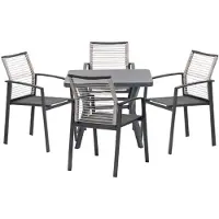 Garden Impressions Cosmo dining fauteuil rope natural gevuld textileen