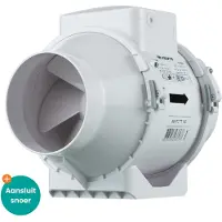 Vents TT buisventilator 100 mm - Met aansluitsnoer - 187 m³/h