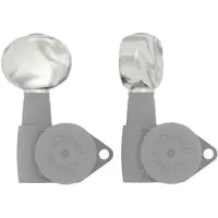 Hipshot HS6B1BTRP butter bean guitar tuner button, pearl