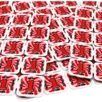 Combicraft breekmunten of festivalmunten rood - 10.000 breekmunten
