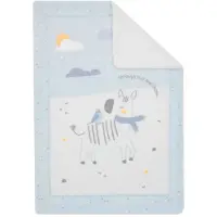 Kikkaboo Stripy Friends Super Soft Sherpa Baby Blanket 110/140 Cm Wit Kinderen