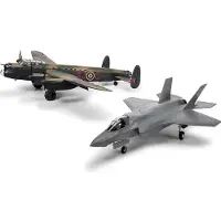 Airfix Modelbouwpakket Militaire voertuigen - 50191 Dambusters 80th Anniversary 617 Sqn. - F-35B and Avro Lancaster - Gift Set Plastic - 1:72 - Modelbouw