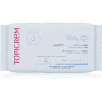 Topicrem Baby Water Reinigingsdoekjes voor Gevoelige Huid 60 Doekjes