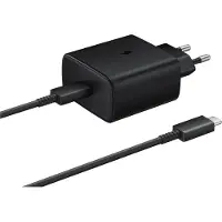 Samsung 45W USB-C EP-TA845 GaN Netadapter - Super Fast Charging 2.0 Galaxy S24 S23 Ultra (Zwart, zonder kabel)