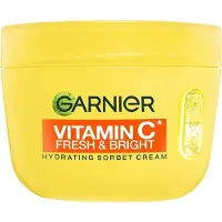 Garnier Vitamine C* Fresh & Bright Hydraterende Sorbet Crème - Ultra Lichte & Frisse gezichtscrème - Voor een doffe oneffen huid - 85ml