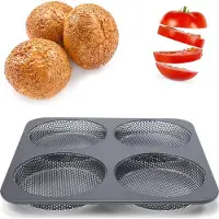 Patisse Hamburger broodjesvorm 4 vaks