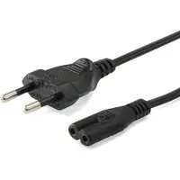 Equip 112161 Zwart 3 m Netstekker type C C7 stekker