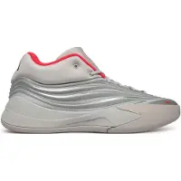 Adidas Sportschoen 'Dame X' lichtgrijs / rood / zilver