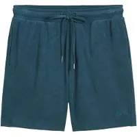 Marc o'polo Pyjamabroek ' Terry Towel ' donkerblauw