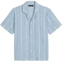 Marc o'polo Shirt ' Terry Towel ' lichtblauw / wolwit