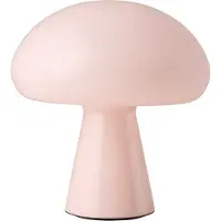 Gubi Obello Tafellamp Draagbaar Powder Pink - Draagbare lampen Glas Mellow Yellow - 10147245
