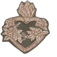 MEA Broche Vlammend Hart 5,2x0,3x6,8cm
