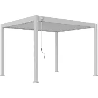 Orion Comfort - terrasoverkapping - 300 x 360 cm - wit