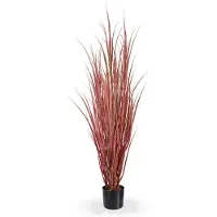 Maxifleur Kunstplanten Kunst Rietgras plant deluxe 130cm - Burgundy