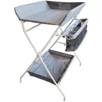 WEBABY Inklapbare luiertafel in staal, in kunststof Wit en Grijs