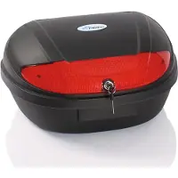Tresko XXL motorkoffer/helmkoffer, ruimte voor 2 helmen, 48 liter inhoud, topcase universeel, voor scooters, motoren, bromfietsen en quads