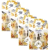 Ambi Pur Febreze Luchtverfrisser navulling 3Volution Madagaskar Vanille & Magnolie - voordeelverpakking - 4 x 20 ml