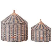 OYOY Aufbewahrungskörbe - 2er-Pack - 50x41/36x36 cm - Zirkus - B - - One Size - Körbe