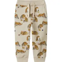 Name it Broek donkerbeige / blauw / pueblo / wit