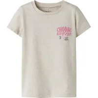 Name it T-Shirt - NnfDartiana - Peyote Melange - - 5 jaar (110) - T-Shirts