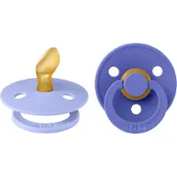 BIBS Colour Schnuller - Gr. 1 - Anatomisch - 2er-Pack - Hush/Gra - - 0-6 mt - Schnuller