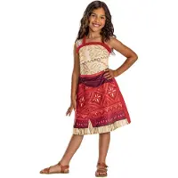 Disguise Vaiana 2 Classic Girl Costume Rood 3-4 Years Kinderen