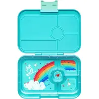 Yumbox Brotdose m. 4 Fächer - Bento-Tapas - 993 ml - Antibes Blu - - One Size - Brotdosen
