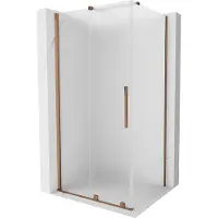 Mexen Velar schuifdouchecabine 110 x 120 , ijs, roze goud - 871-110-120-31-60